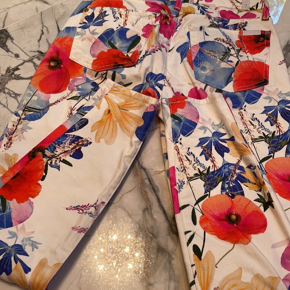 Seven for all man Kind Floral pants - Picture 10 of 10
